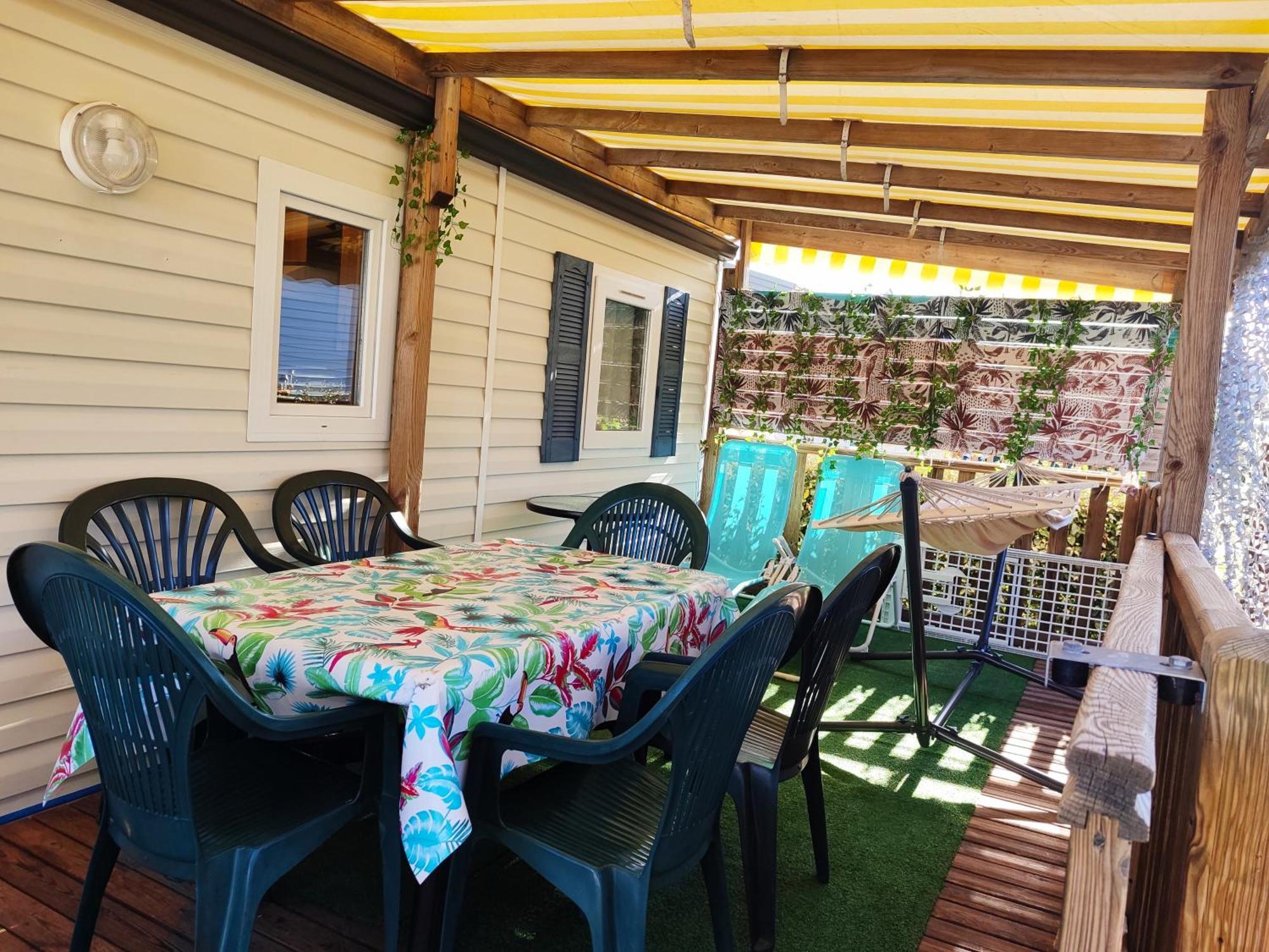 Mobilhome Au Camping Les Salins De La Gardiole Ex Camping Europe Vic-la-Gardiole Exteriér fotografie